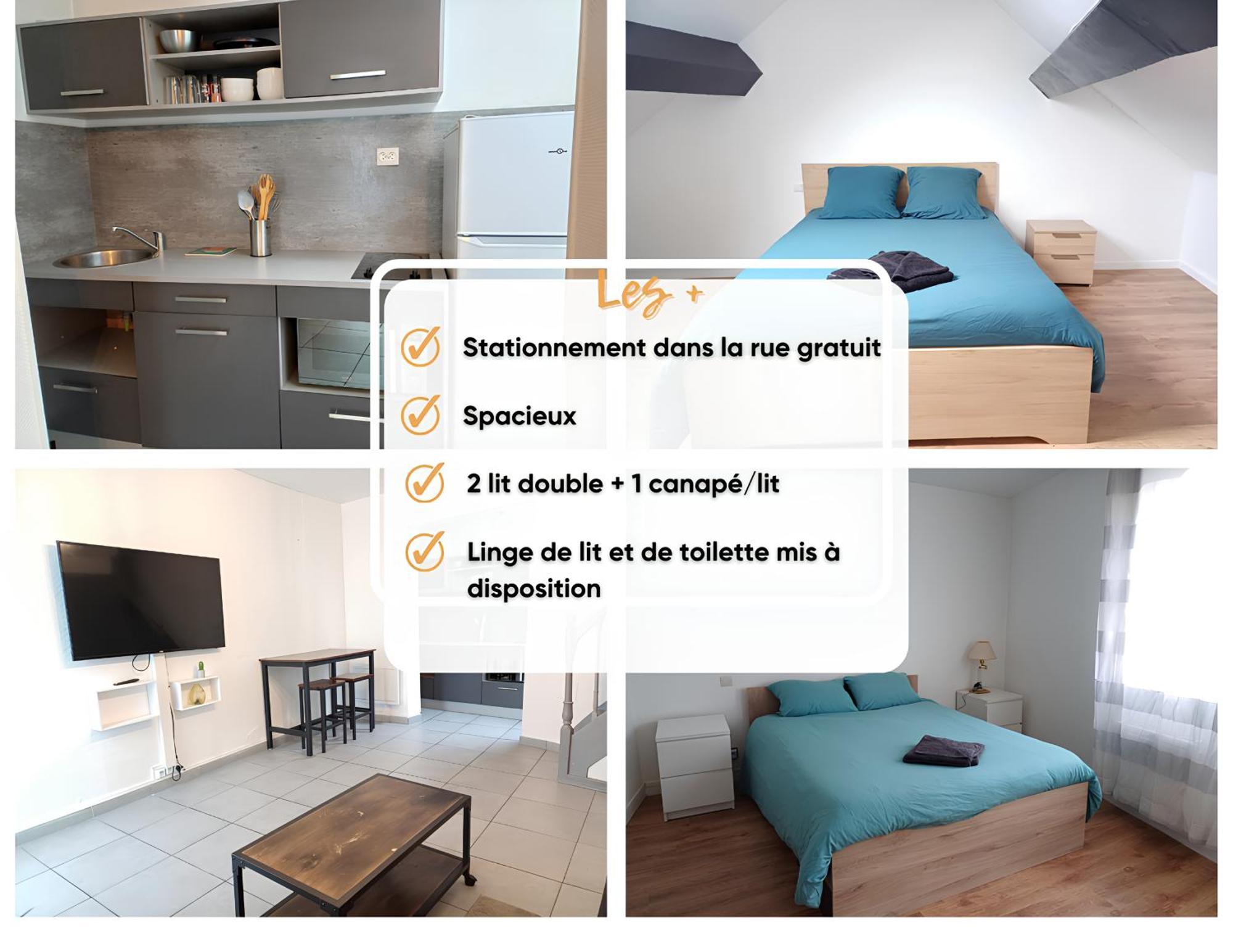 Bizet - Maison Amienoise- 2 Chambres- 3 Couchages Amiens